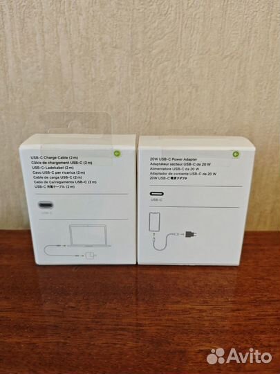 Зарядка Apple 20W + кабель USB-C 2 метра (новые)