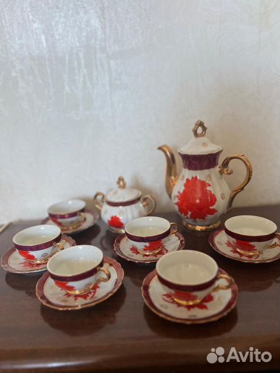 Кофейный сервиз, фарфор, япония