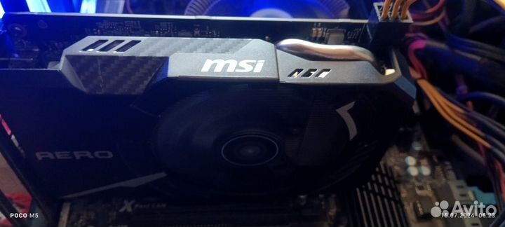 Видеокарта Msi gtx1060 itx на 3гб