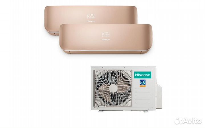 Мульти сплит-система hisense на 2-3-4-5 комнат