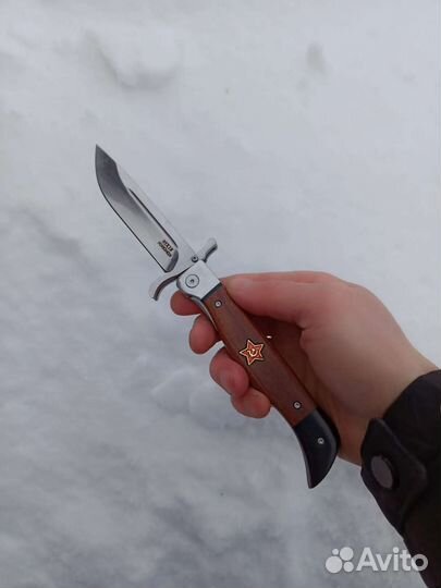 Нож складной финка нквд