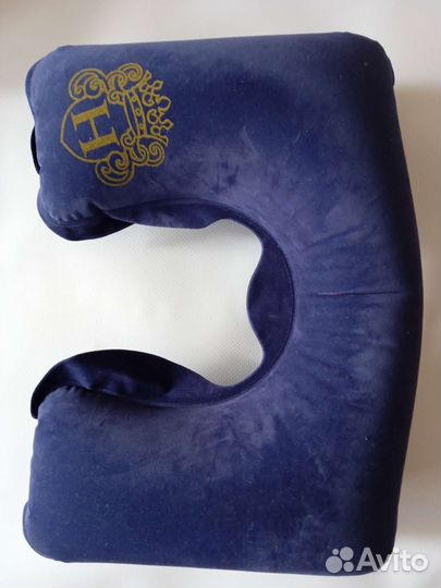 Подушка-флок для шеи надувная