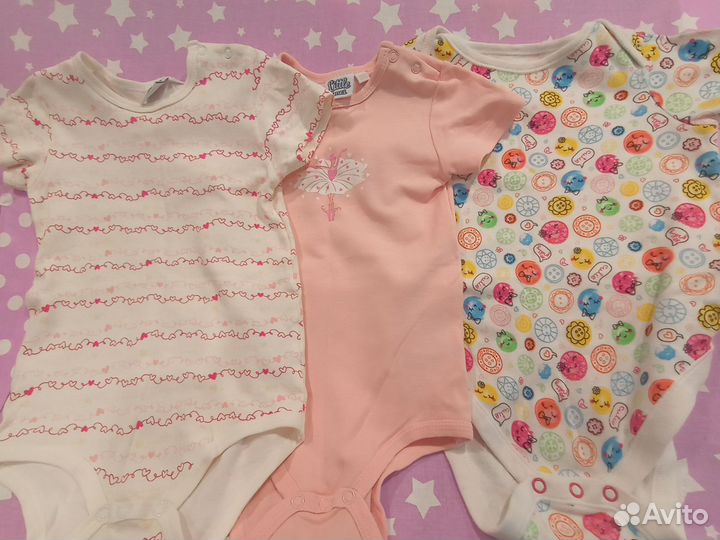 Боди для девочки 86 размер