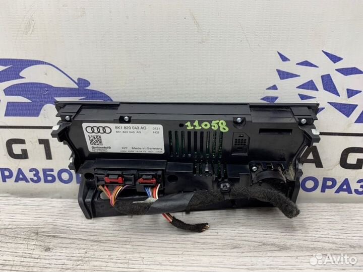 Блок управления климатической установкой Audi A4