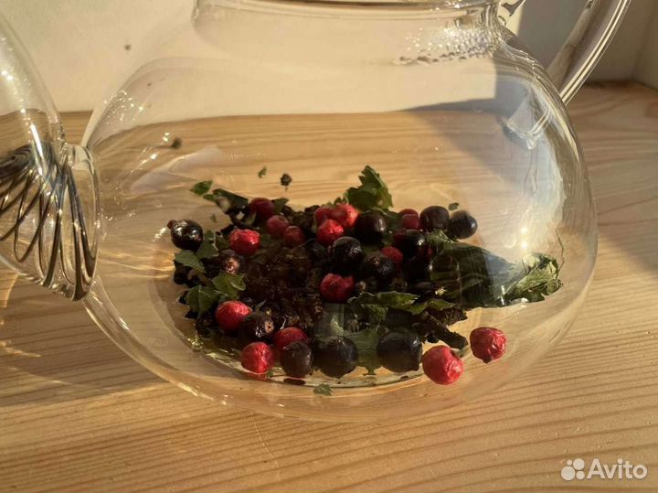 Иван чай и смородина 0,5кг, ягоды и листья, экочай