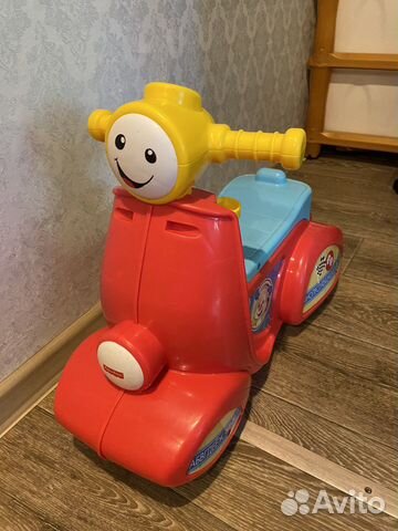Мотоцикл каталка fisher price