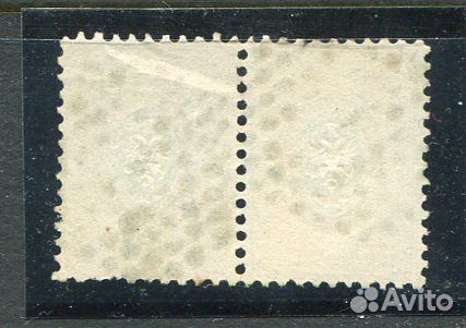 1858 Россия без вз Р12.5 пара гаш Спб №1 редко