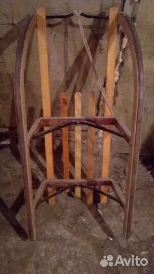 Санки деревянные