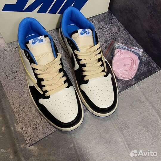 Кроссовки Nike air jordan 1 low travis scott