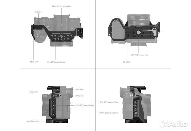 Клетка SmallRig 3667B Sony A7 IV/ A7R V/ A7S III