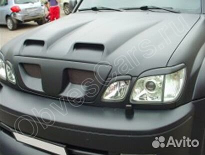 Накладка на капот Toyota Land Cruiser 100