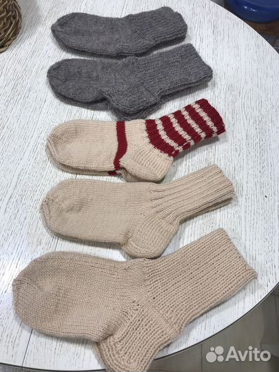 Вяжу носки из овечей шерсти на любой размер, цвет