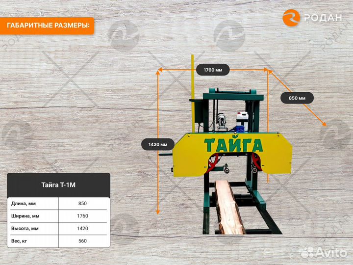 Ленточная пилорама «Тайга Т-1М»