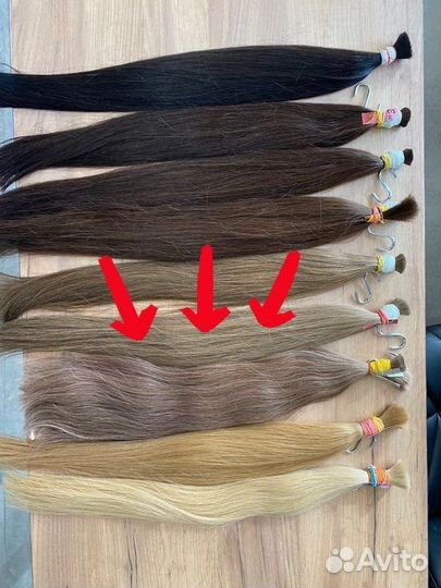 Волосы для наращивания русые