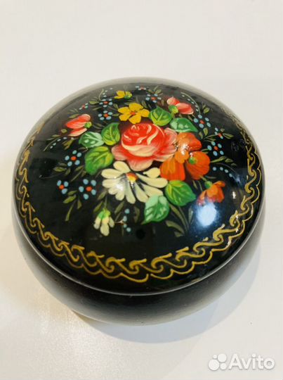 Шкатулка пудреница СССР