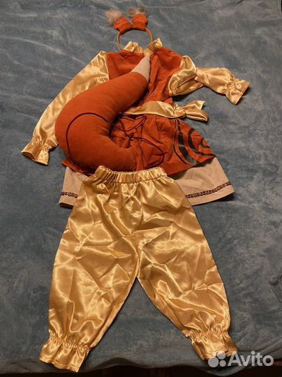 Карнавальный костюм лисы/белки