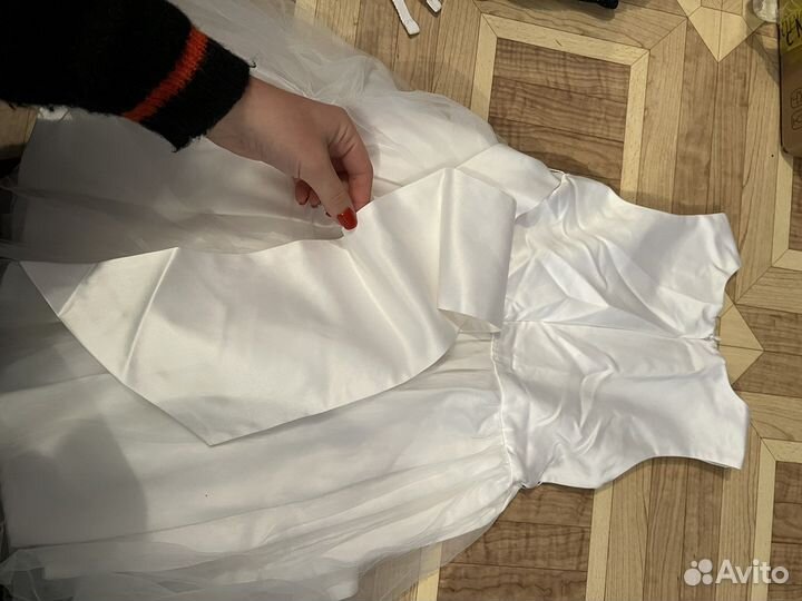 Белое платье для девочки