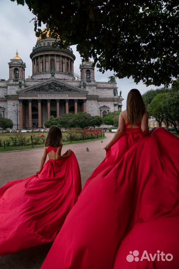 Фотограф Исаакий Фотосессия в центре СПб в платье