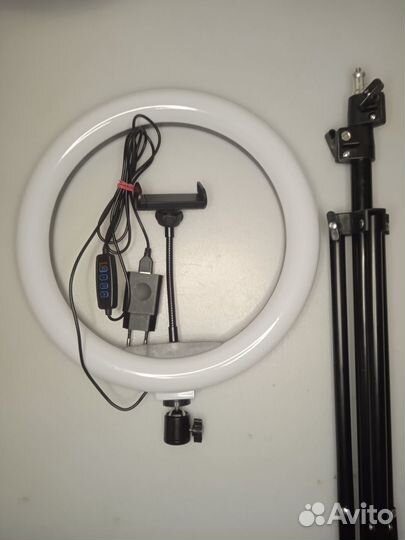 Лампа для селфи 32 см + штатив 210 см