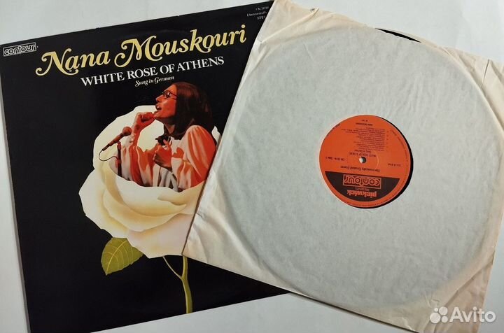 Винтажная виниловая пластинка LP Nana Mouskouri Wh