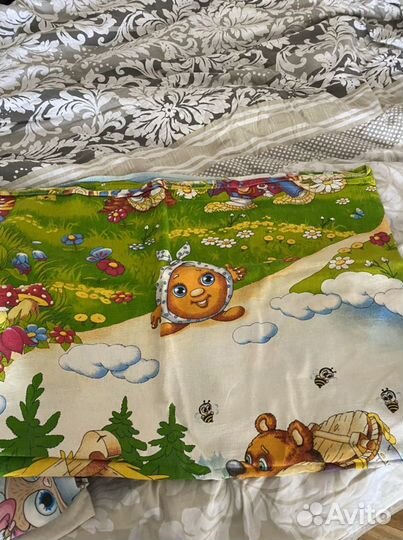 2 комплекта постельного белья в детскую кроватку
