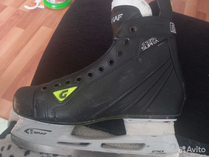 Коньки хоккейные 44 размер graf g535 supra