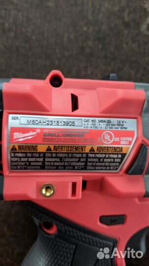 Шуруповерт Milwaukee M12 3404 Fuel