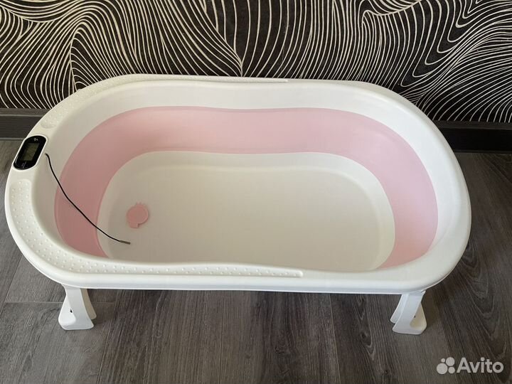 Ванночка для купания складная с подушкой-гамаком
