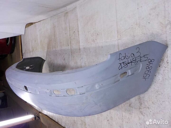 Бампер задний Skoda Fabia
