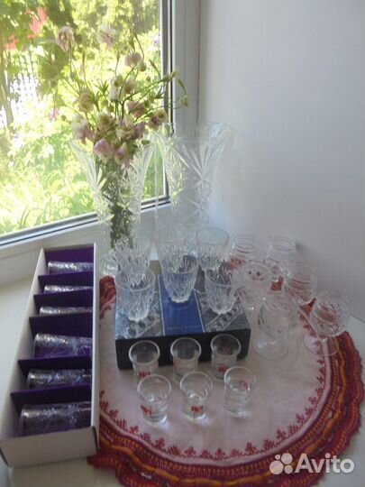 Хрусталь предметы сервировки стола