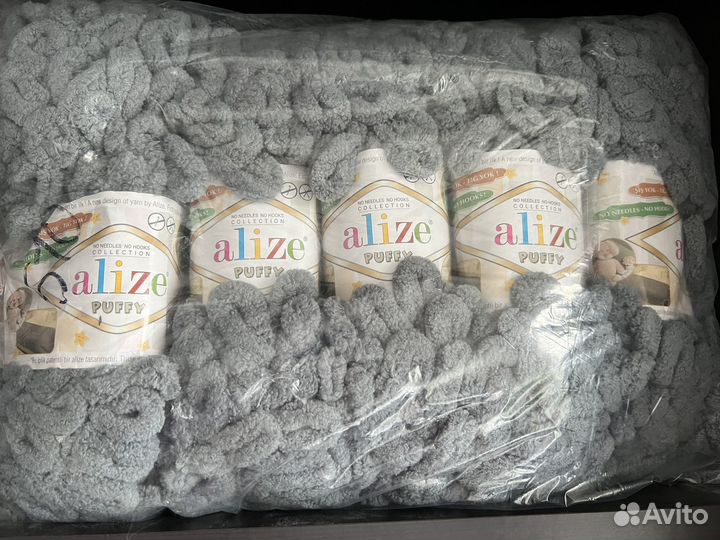 Пряжа alize puffy и puffy fine