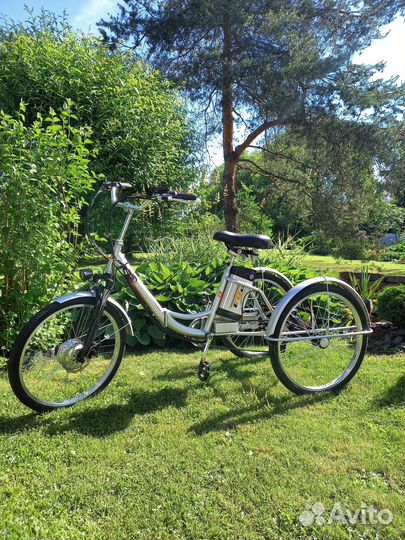 Электровелосипед трехколесный новый