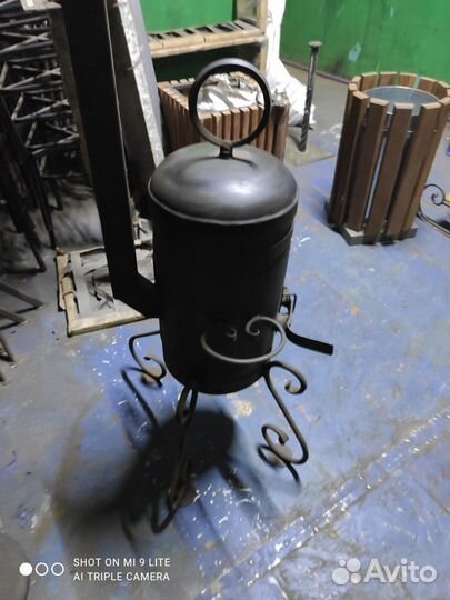 Печь под казан из газового баллона