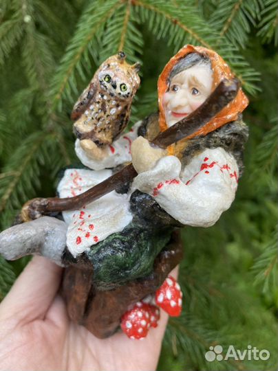 Игрушки из ваты на ёлку