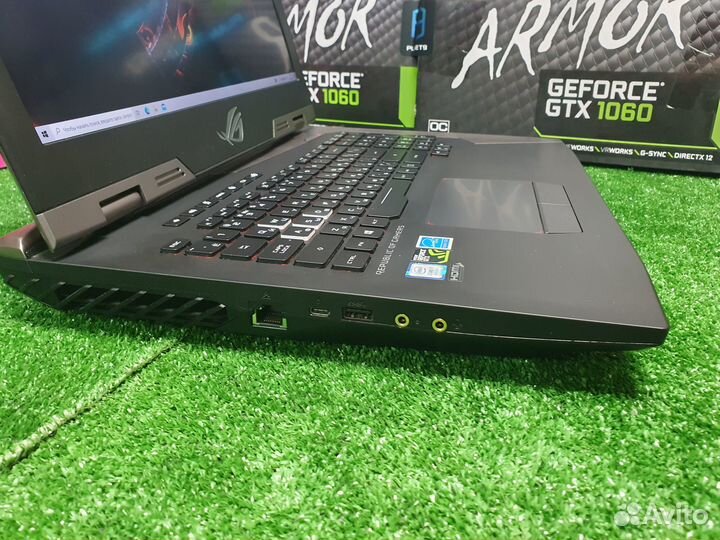 Игровой ноутбук i7 GTX 1070 asus ROG