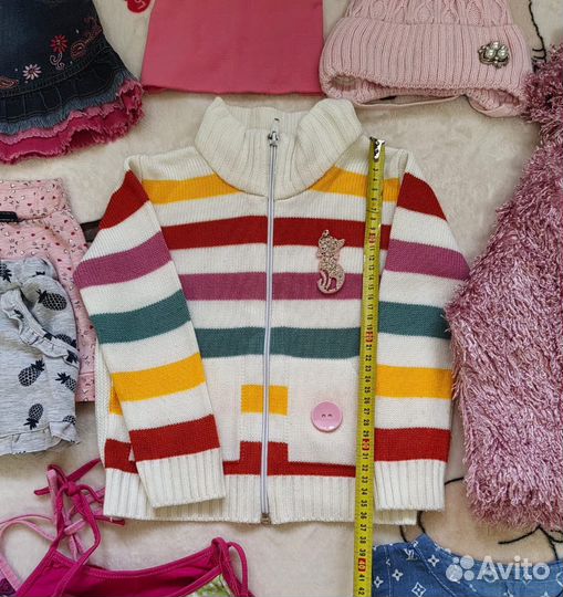 Вещи пакетом для девочки, размер 92-98