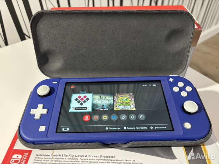 Nintendo switch lite прошитая с играми