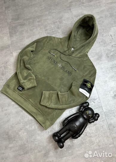Худи Stone Island барашка на флисе