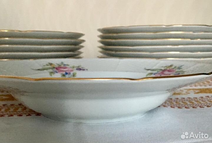 Тарелка/Чехия/Мейсенский букет