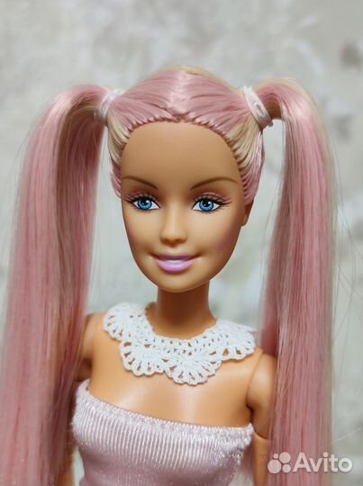 Воротничок вязаный для Барби