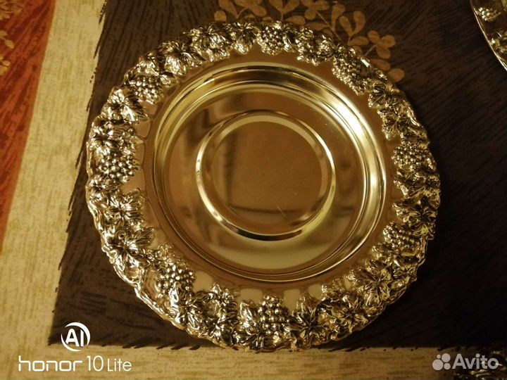 Тарелка металл 18см диаметр