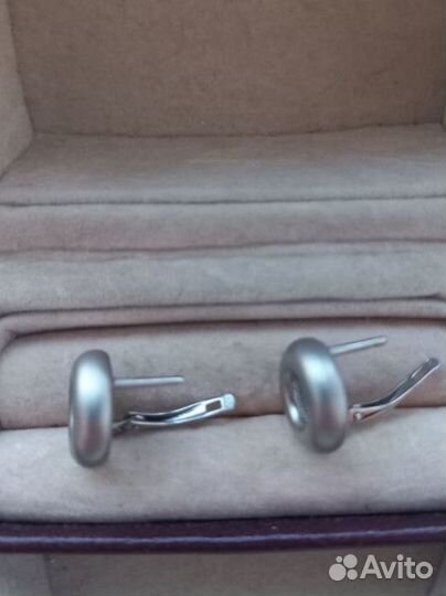 Серьги серебро