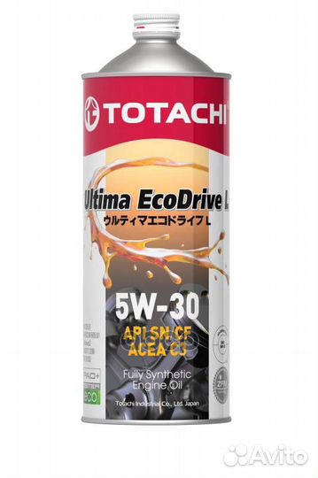 Масло моторное синтетическое totachi Ultima Eco