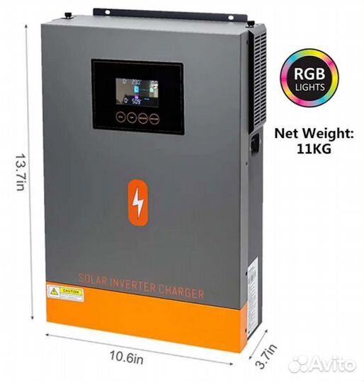 Новый мощный Инвертор 6200 w для дома