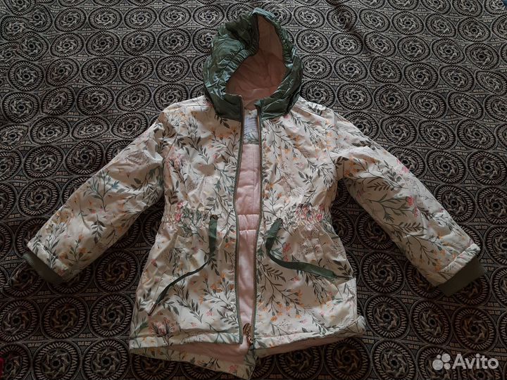 Осенняя куртка для девочки 104