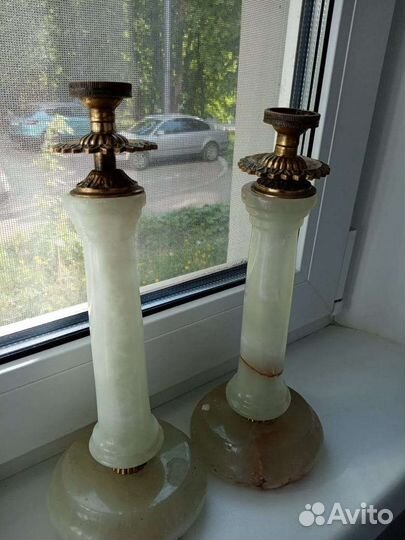 Подсвечник из оникса