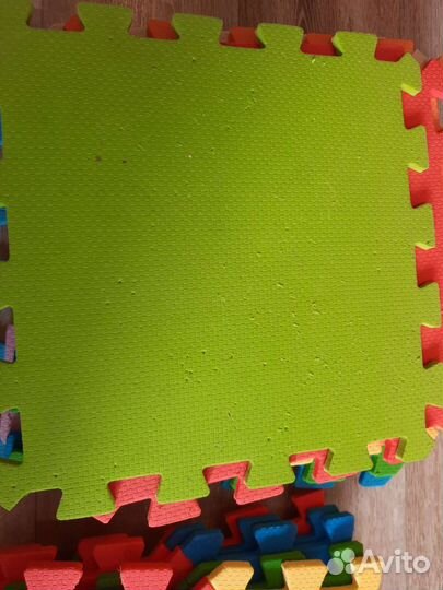 Тёплый коврик пазл для малышей