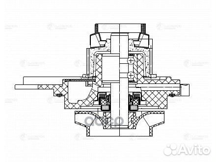 Насос водяной VW golf VI 08