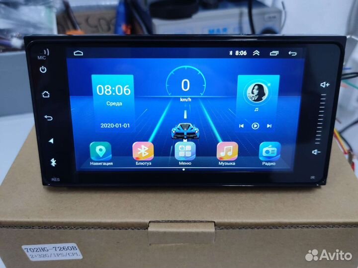 Штатная магнитола Toyota 20x10cm,2/32,DSP,IPS,4G
