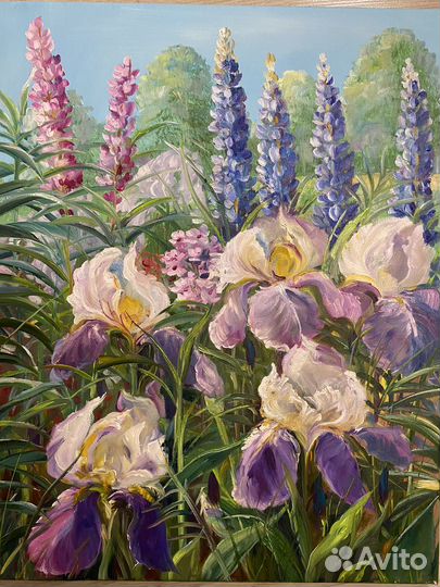 Картина маслом. Цветы